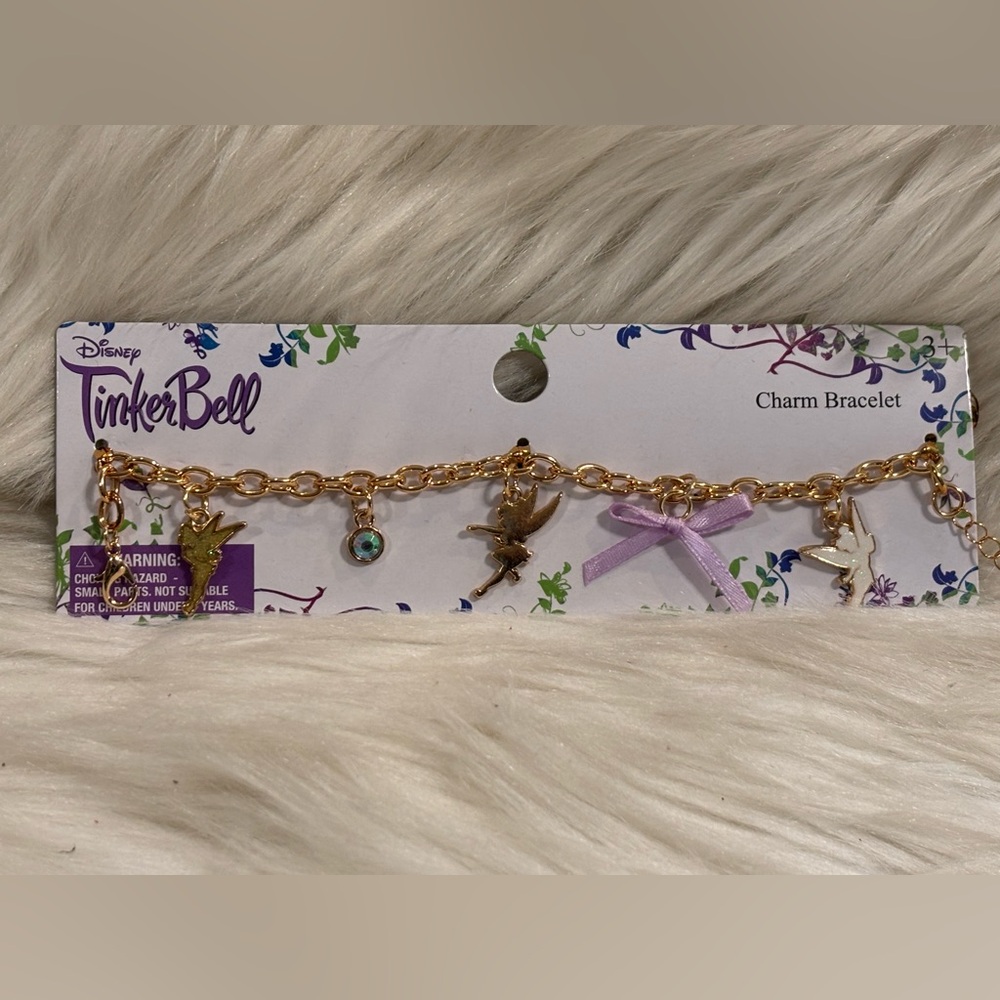 Disney Tinkerbell Charm Bracelet NEW